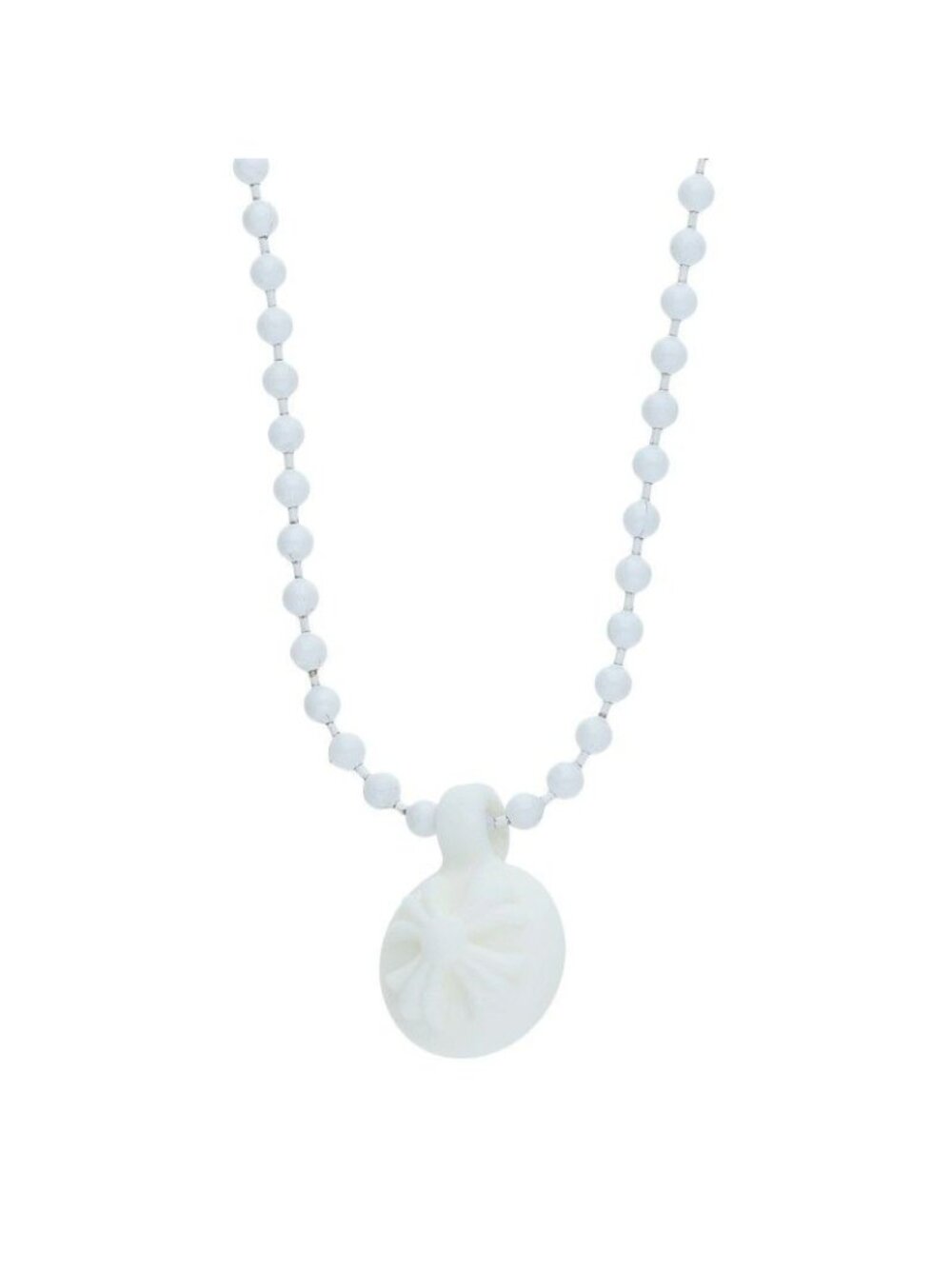 Chrome Hearts Rubber CH Ball Cross Necklace